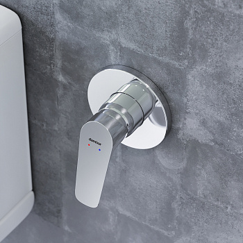 Смеситель для душа Damixa Jupiter 777500001 встраиваемый в стену хром без термостата