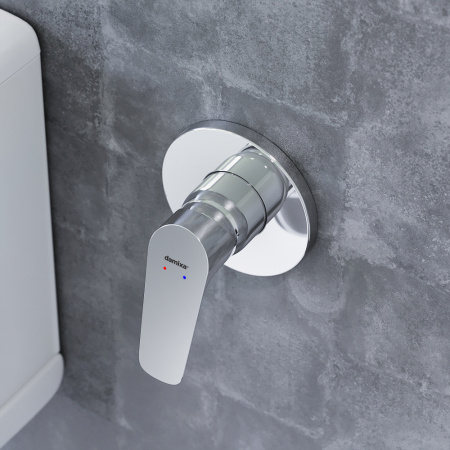 Смеситель для душа Damixa Jupiter 777500001 встраиваемый в стену хром без термостата