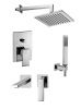 Душевая система Paffoni Elle KITEL015CR105 встраиваемая в стену цвет хром