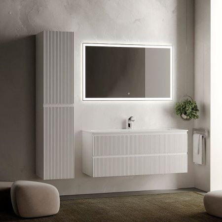 Тумба под раковину Sancos SNOB R SNR120W 120х40 подвесная цвет белый