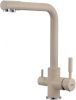 Смеситель для кухни Savol S-L1801S на столешницу бежевый