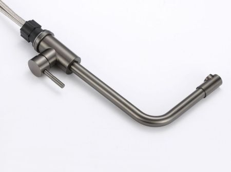 Смеситель для кухни Fmark FS8233Q на мойку графит