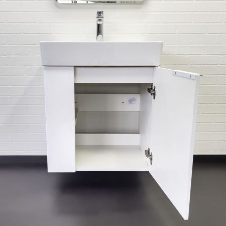 Тумба с раковиной Comforty Асти 00-00019248CF 60х50 подвесная цвет белый