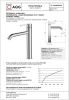 Смеситель для раковины AQG Urban 01URB120CR на столешницу хром