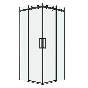Душевой уголок Grossman Classic 300.K33.04.1010.21.00 100х100 стекло прозрачное профиль черный матовый без поддона