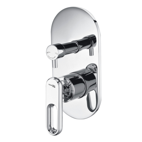 Смеситель для ванны и душа WasserKRAFT Kammel 1800 1841 встраиваемый хром - фото 4