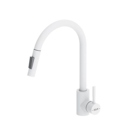 Смеситель для кухни Dorff Logic D3007533 на мойку белый