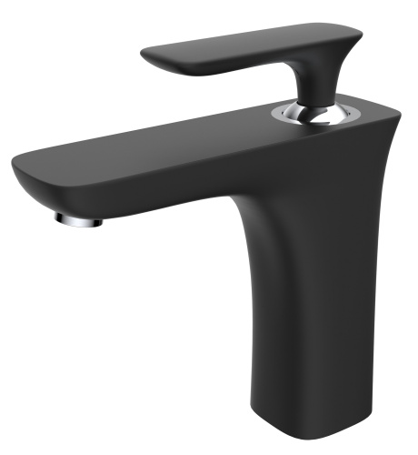 Смеситель для раковины AltroBagno Aperto AltroBagnoAperto0120NeOp на раковину черный матовый - фото 3