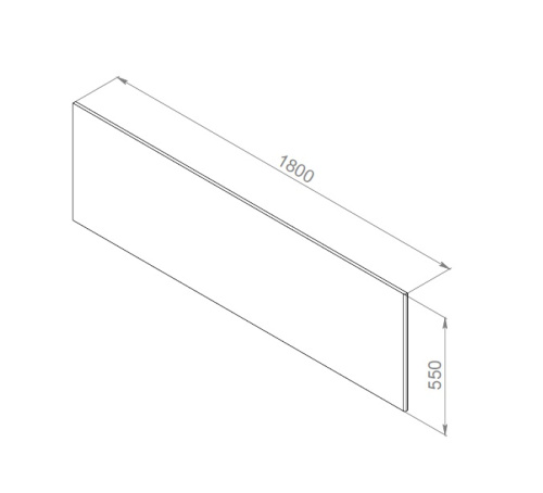 Экран для ванны Am.Pm Inspire V2.0 W52A-180-080W-P - фото 3