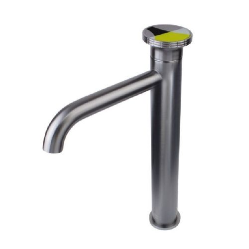 Смеситель Bronze de Luxe OMG! 9008GM-Y на раковину серый - фото 2