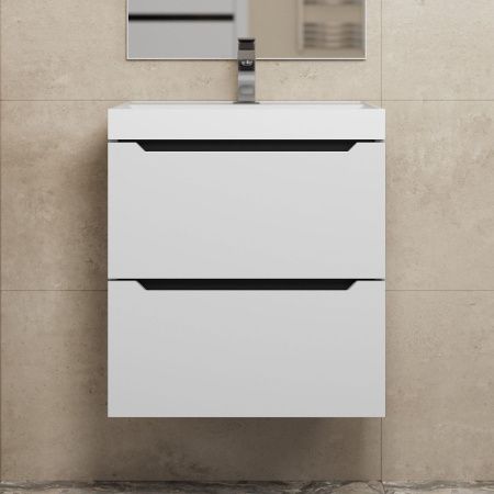 Тумба под раковину Uperwood Tanos 2930205149 50х30 подвесная цвет белый