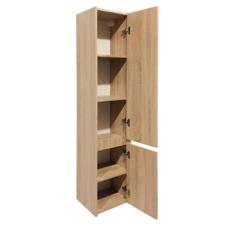 Шкаф-пенал Comforty Тромсе 00004151266CF 40х160 подвесной цвет коричневый