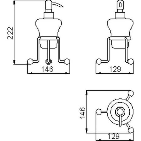Дозатор Cisal Croisette 4030.01H.CR