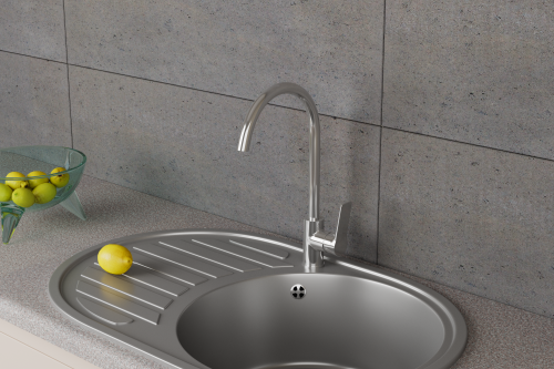 Смеситель для кухни Rush Haiti HA1935-22 на мойку хром - фото 3