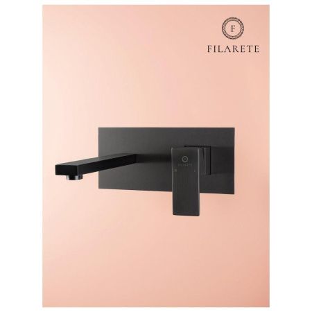 Смеситель для раковины Filarete Fing FL4040BG встраиваемый в стену графит