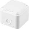 Розетка 1-местная с крышкой Stekker PST16-21-44 32740