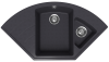 Кухонная мойка Ulgran Quartz Marta 1000-08 100х55 цвет черный
