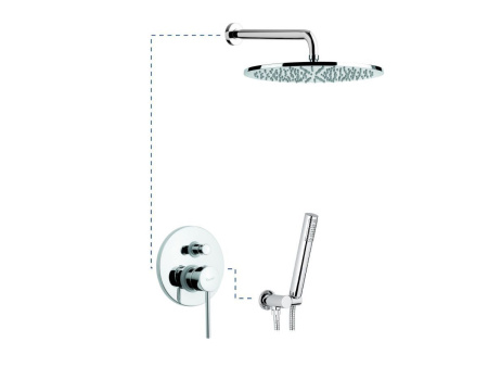 Душевой комплект Emmevi 0002CR
