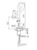 Смеситель Wonzon & Woghand Loop WW-111-00-508 на раковину черный