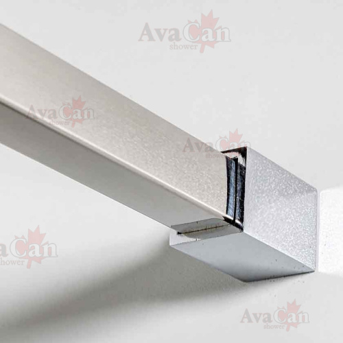 Душевая перегородка AvaCan LC120MT 120х200 стекло матовое с рисунком профиль хром глянцевый - фото 5