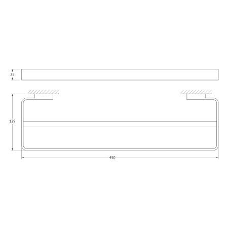 Полотенцедержатель Artwelle REGEN 831145A