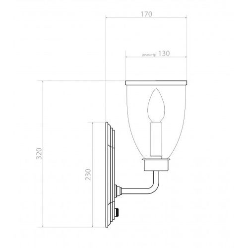 Бра Covali WL-38007 - фото 3