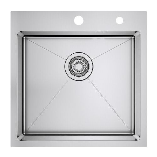 Кухонная мойка Raglo R700 R700.5050.05 50х50 цвет сатин поверхность матовая - фото 2