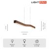 Линейный подвесной светильник Lightera Canzas (Цанзас) LE109L-120T WIFI
