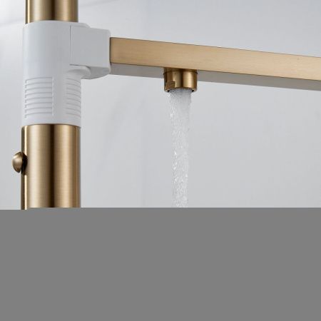 Смеситель для кухни Rose R958G на мойку золото