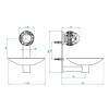 Мыльница THG Panthere Cristal clair A2H-A02-546GM