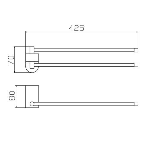Полотенцедержатель Savol S-007396 - фото 3