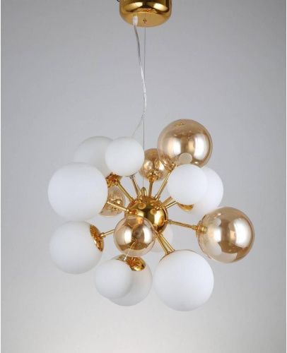 Люстра подвесная Lumina Deco Galaksida (Галаксида) LDP 8565-10/16 GD+TEA - фото 2