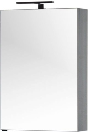 Зеркало-шкаф Aquanet Алвита 00183989 60х17х85 подвесной цвет серый Зеркало-шкаф Aquanet Алвита 00183989 60х17х85 подвесной цвет серый