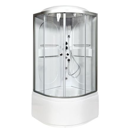 Душевая кабина AvaCan L610GM 100х100 четверть круга с крышей ориентация универсальная