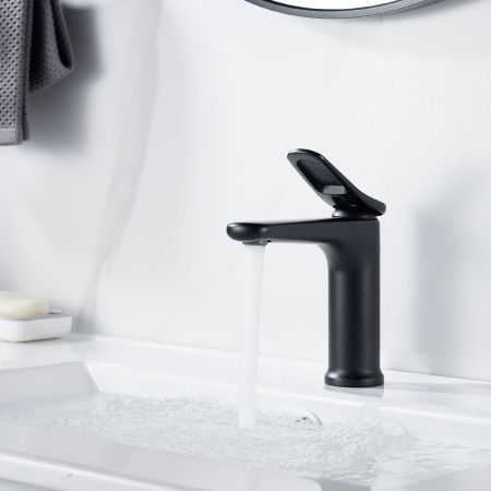 Смеситель Shevanik S4701H на раковину черный