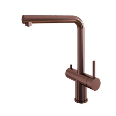 Смеситель для кухни Grandex Aqua Handy-P 9020962 на мойку розовое золото