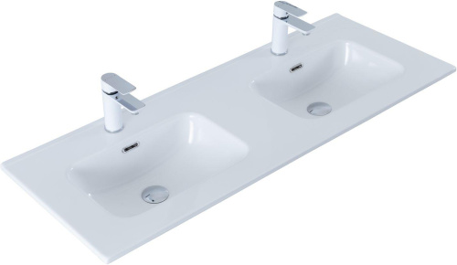 Раковина-столешница Aquanet Flat 00254367 полувстраиваемая цвет белый - фото 4