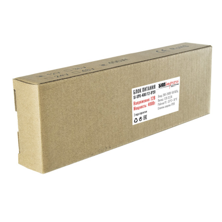 Блок питания SignImpress SI-SPU-400/12 IP20