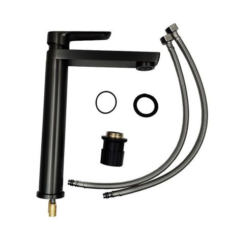 Смеситель для раковины Esko LG25GM на столешницу серый