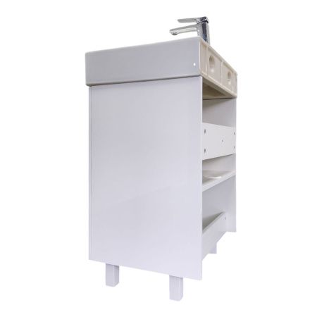Тумба с раковиной Comforty Асти 00-00019247CF 60х50 напольная цвет белый