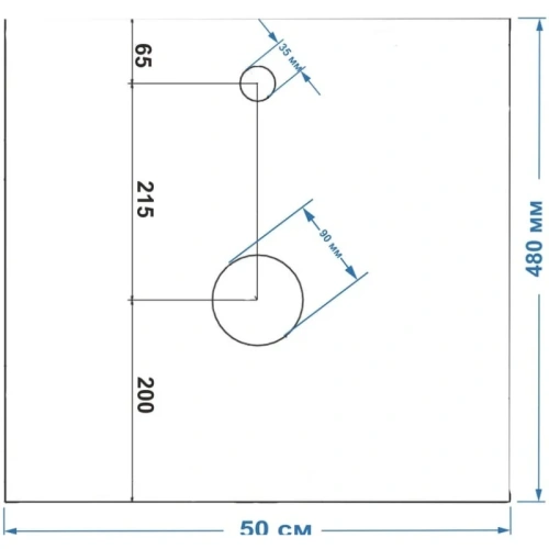 Тумба под раковину 1MarKa Ц0000030773 50х48х60 - фото 2