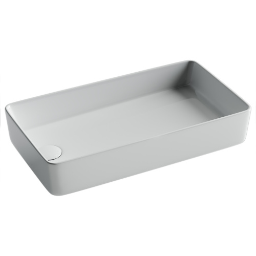 Раковина из сантехнического фарфора Ceramica Nova ELEMENT 62 см CN5048 накладная цвет белый - фото 2