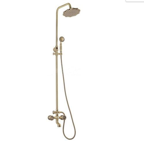 Душевая стойка Bronze de Luxe 10121F настенная цвет бронза - фото 2