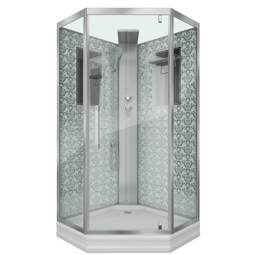 Душевая кабина Niagara Luxe 7799WBK 90х90 трапеция