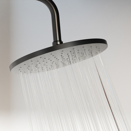 Душевая стойка Damixa Jupiter 977740300 настенная цвет черный