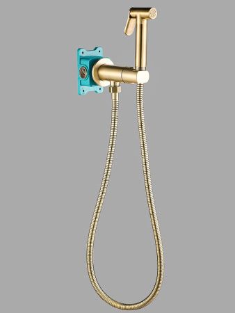 Гигиенический душ со смесителем ALMAes Agata AL-877-09 бронза