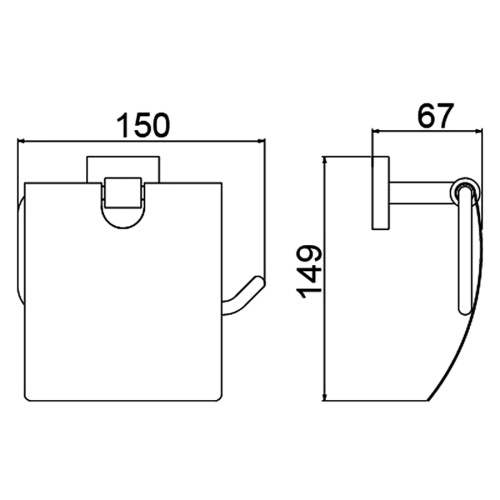 Бумагодержатель Timo Selene 12042/03 - фото 2
