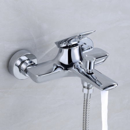 Смеситель для ванны Bond Cube B03-3100 настенный хром глянцевый