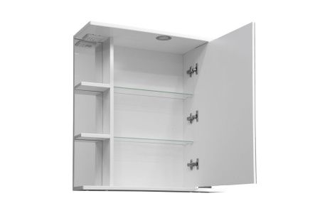 Зеркало-шкаф Stella Polar Концепт SP-00000058 70х70 подвесной цвет белый