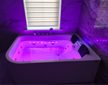 Ванна акриловая Frank 2015109 170х120 угловая асимметричная с каркасом